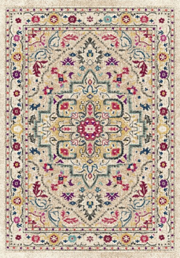 שטיח מלבני צבעוני