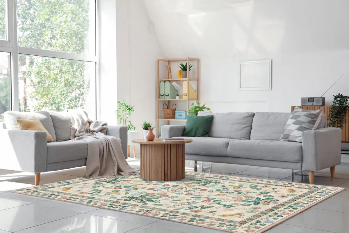 Interior,Of,Living,Room,With,Sofas,And,Rattan,Table