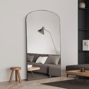 מראה חצי מעוגלת גוף רחבה 100X180